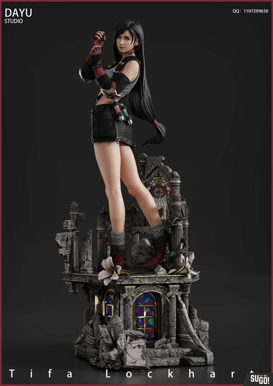 DAYU Studio 18 Tifa Lockhart 1 4 GK Statue With Extra Nude Body