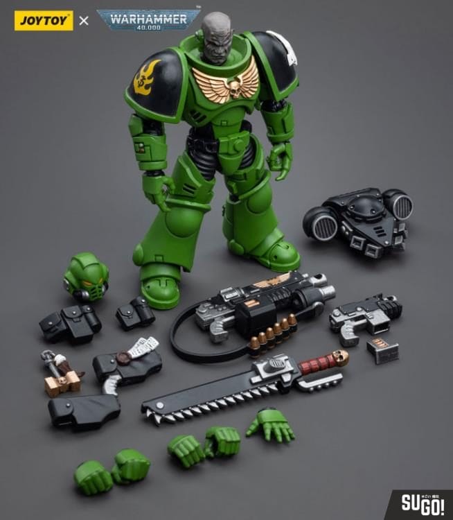 Joy Toy Warhammer 40k Salamanders Intercessors Brother Tol Vak 1 18