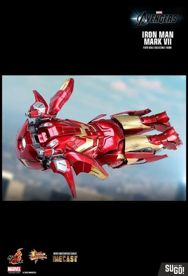 Hot Toys Iron Man Mark VII MK 7 Diecast 1 6 Scale Action Figure MMS500D27 Sugo Toys Australian Premium Collectable Store