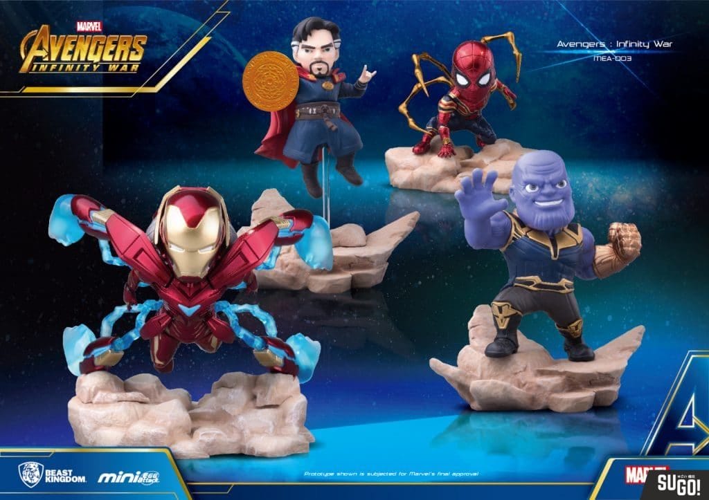 Mini Egg Attack Avengers Infinity War Iron Spiderman - Sugo Toys ...