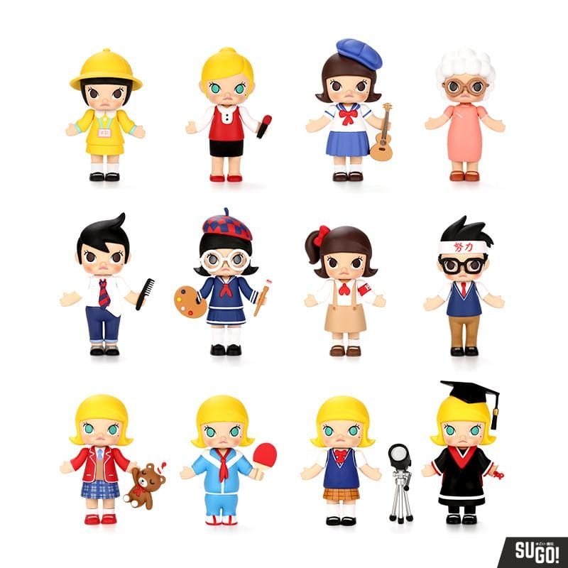 Pop Mart Molly - School Life Series - Full Set (12 Unique Characters) -  Sugo Toys | Australian Premium Collectable Store