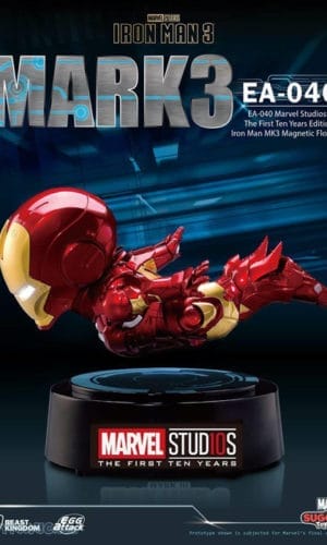 Beast Kingdom Marvel Egg Attack Iron Man Mark 3 Magnetic Floating Figure EA 040 Sugo Toys Australian Premium Collectable Store