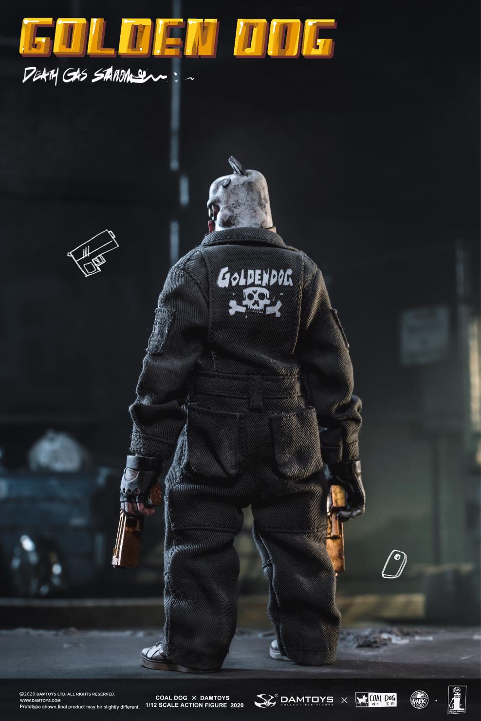 Damtoys x Coal Dog GOLDEN DOG – Death Gas Station Series 1