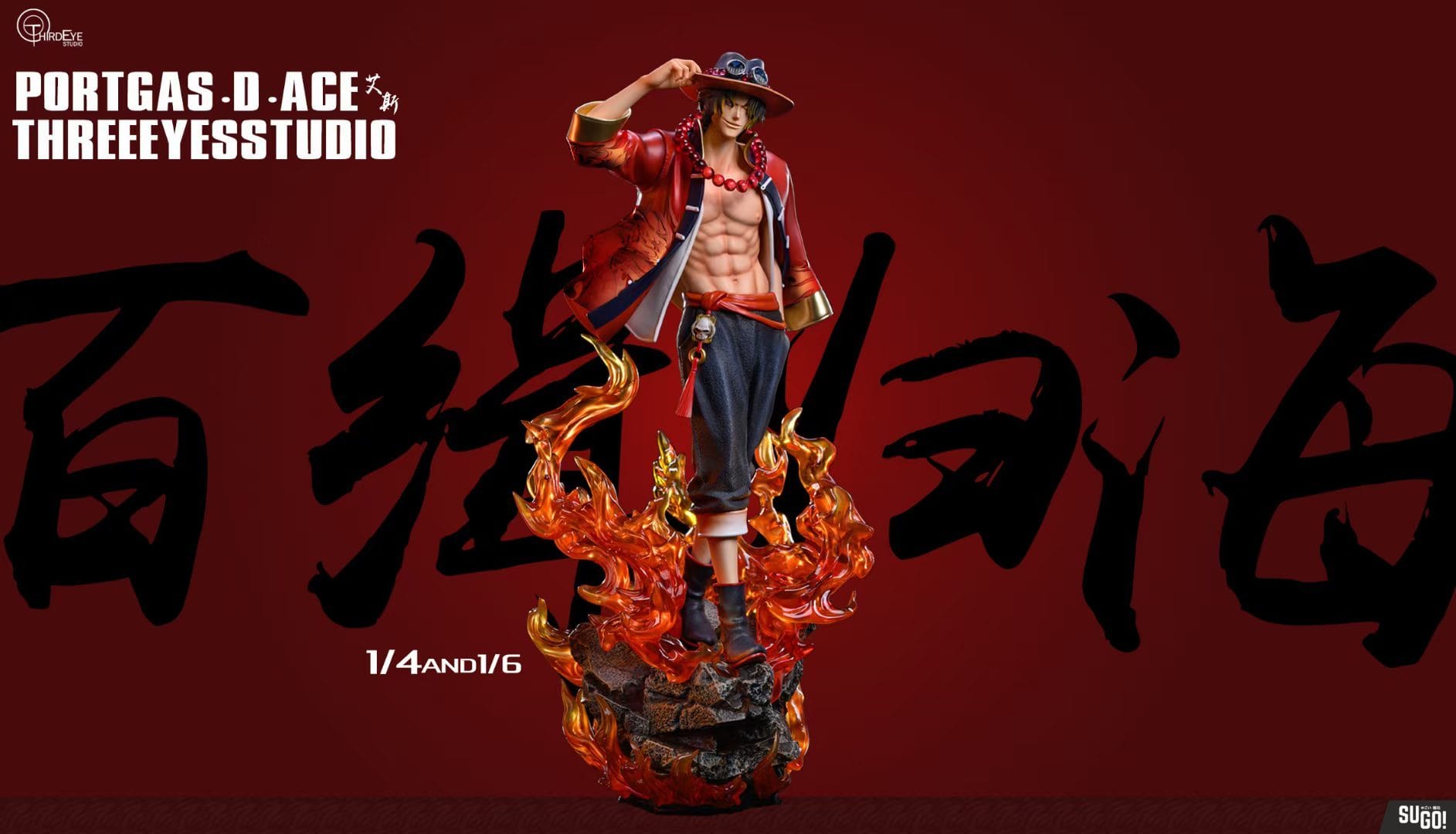 ThirdEye Studio One Piece Ace 1/4 Scale GK Statue