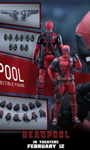 ジャンク品　hottoys デッドプール MMS 347 Perfect Hot Toys Mms347 1/6 Marvel Deadpool Ryan Reynolds Action