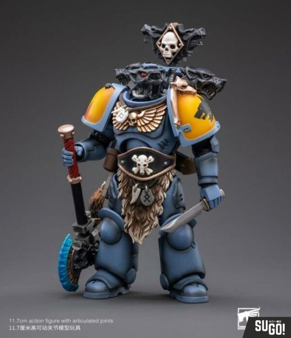Joy Toy Warhammer 40K Space Wolves Brother Olaf 1/18 Scale Figure