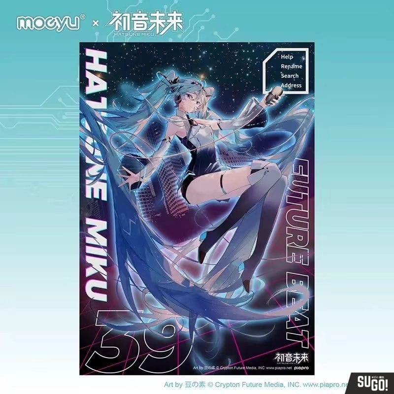 Moeyu Vocaloid Hatsune Miku Licensed 3D Poster - Sugo Toys | Australian ...