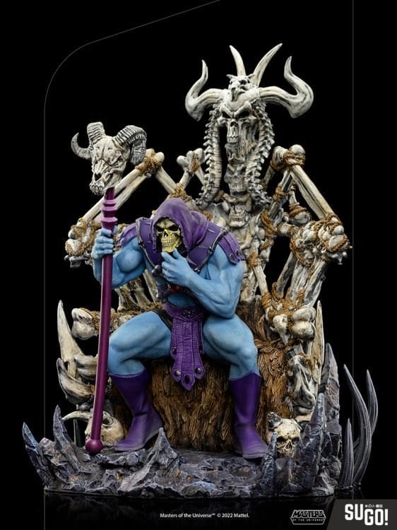 Iron Studios Masters of the Universe Skeletor on Throne 1/10 Deluxe Art ...