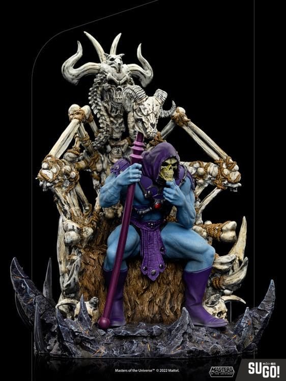 Iron Studios Masters of the Universe Skeletor on Throne 1/10 Deluxe Art ...