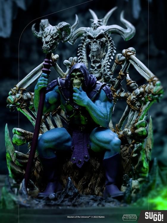 Iron Studios Masters of the Universe Skeletor on Throne 1/10 Deluxe Art ...