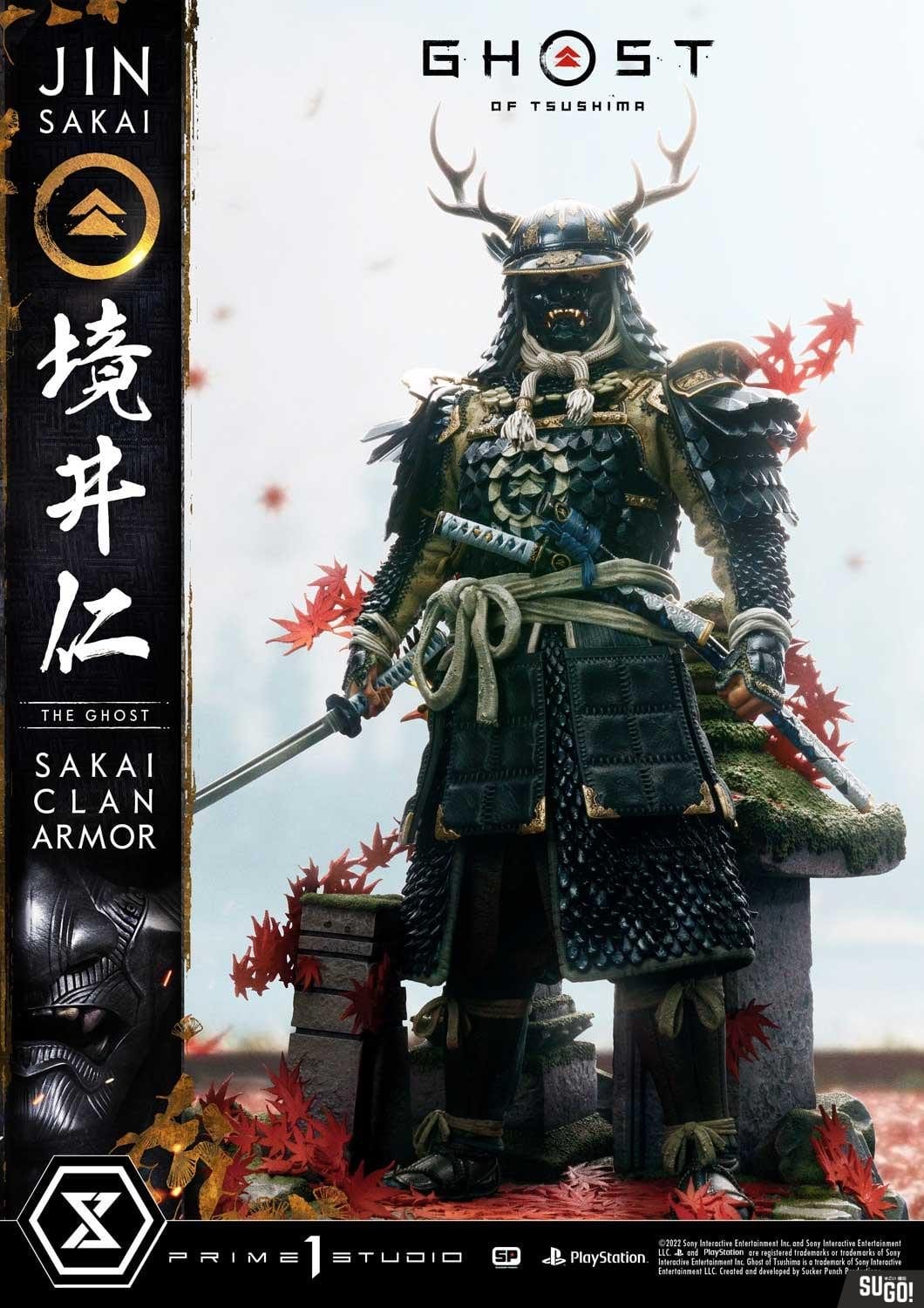 Prime 1 Studio 1/4 Scale Ghost Of Tsushima Jin Sakai - Sakai Clan 