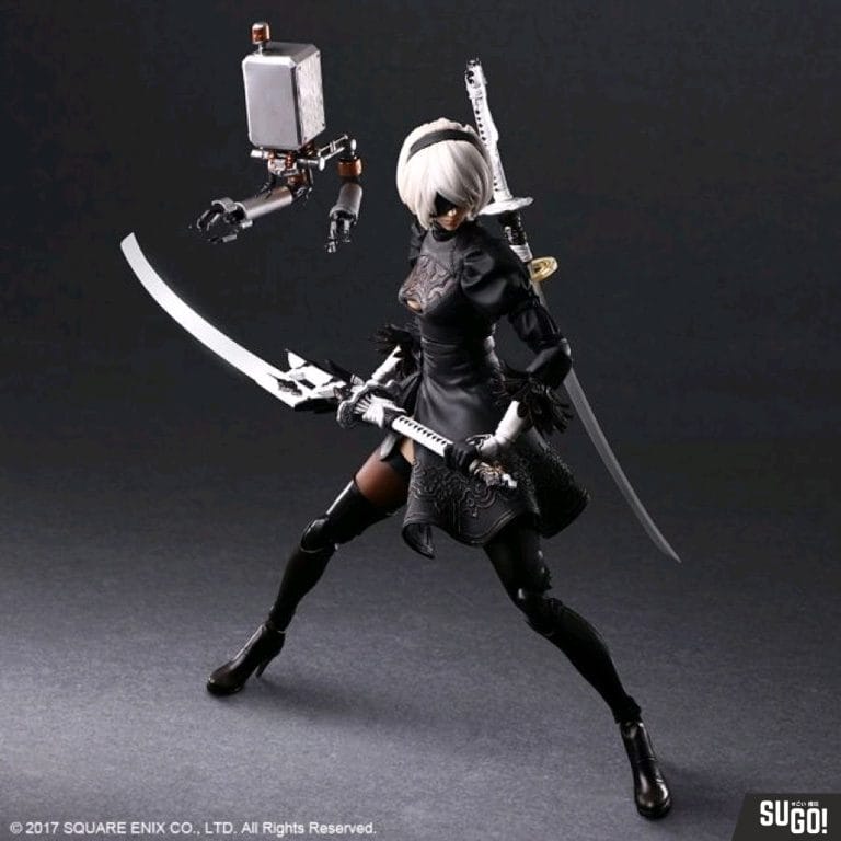 thumbnail image 2 of Square Enix NieR Automata A2 Play Arts Kai Figure - Deluxe Edition Action Figure 2 of 12