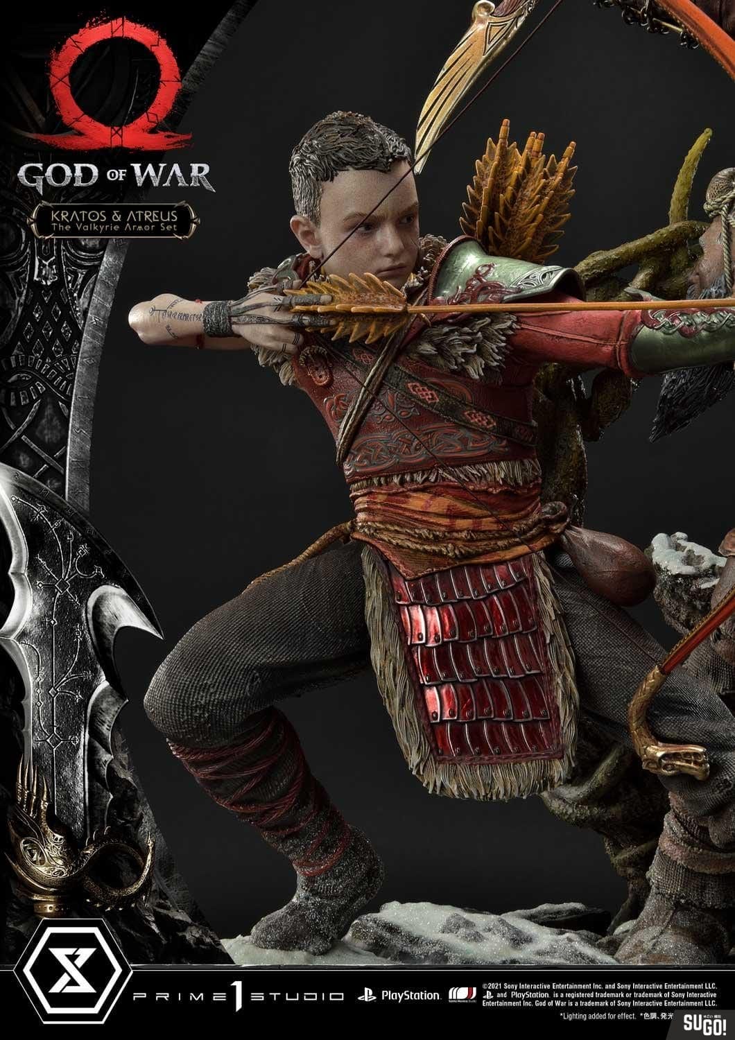 Prime 1 Studio God Of War Kratos & Atreus The Valkyrie Armor Set