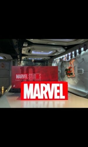 Hot Toys Marvel Studios: The First Ten Years Logo Light Box