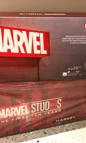 Hot Toys Marvel Studios: The First Ten Years Logo Light Box