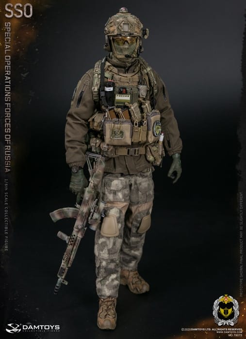 Damtoys 78075 Special Operations Forces Of Russia SSO 1/6 Action Figure ...