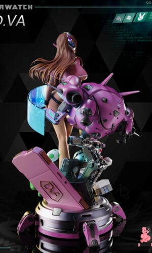 Pointer Bear オーバーウォッチ D.Va 1/4 スタチュー Pointer Bear Studio DVA Game Girl 1/4 Resin Statue