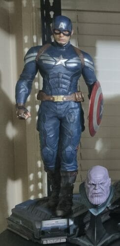 Queen Studios Marvel Captain America 1/4 Scale Premium Statue photo review