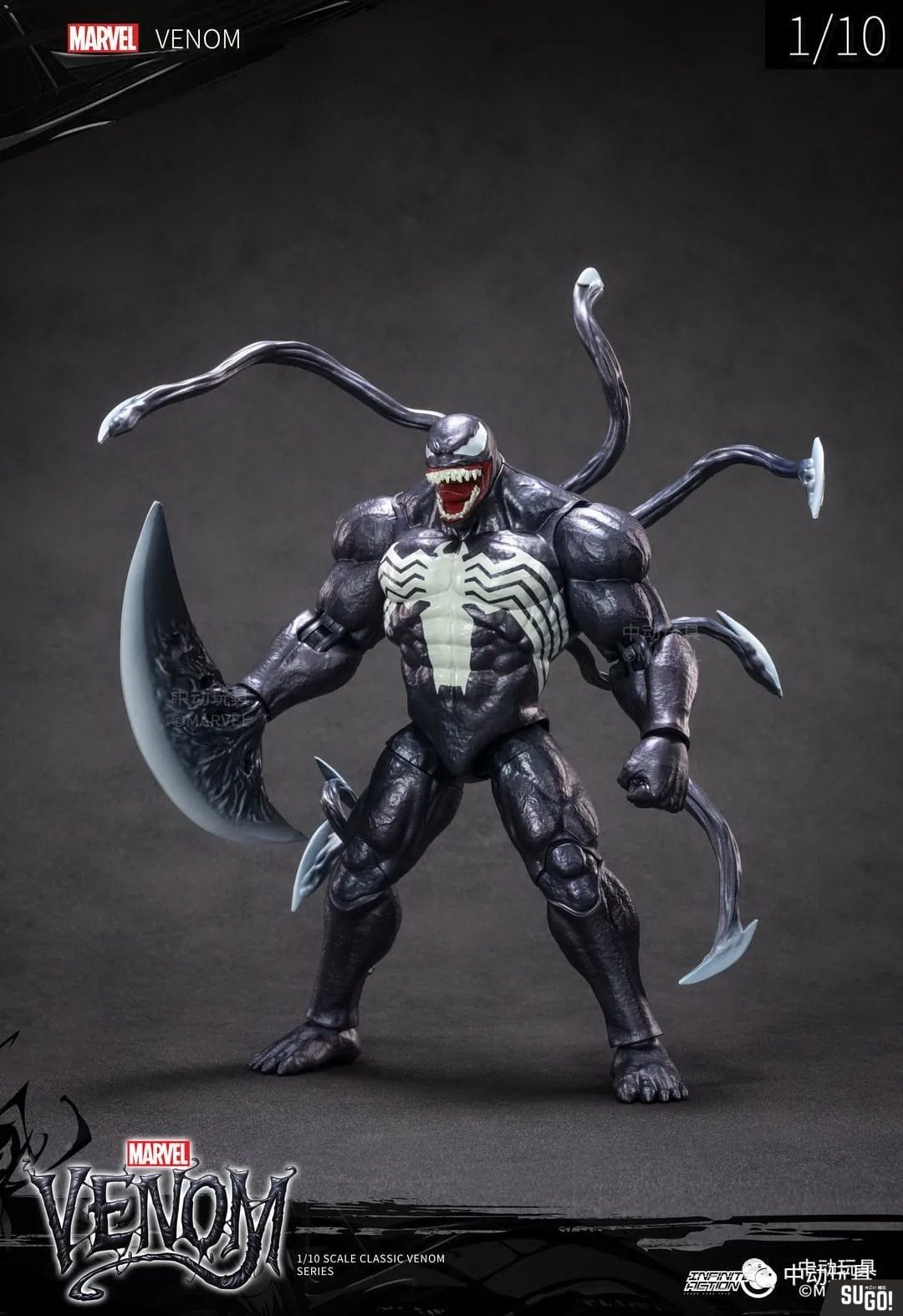 ZD Toys Marvel Venom 1/10 Scale Collectible Action Figure - Sugo Toys ...