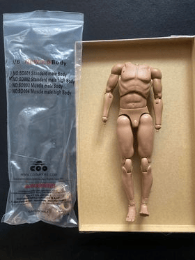 COOMODEL Narrow Shoulder Male Tall 1/6 Scale Action Figure Body BD002 photo review