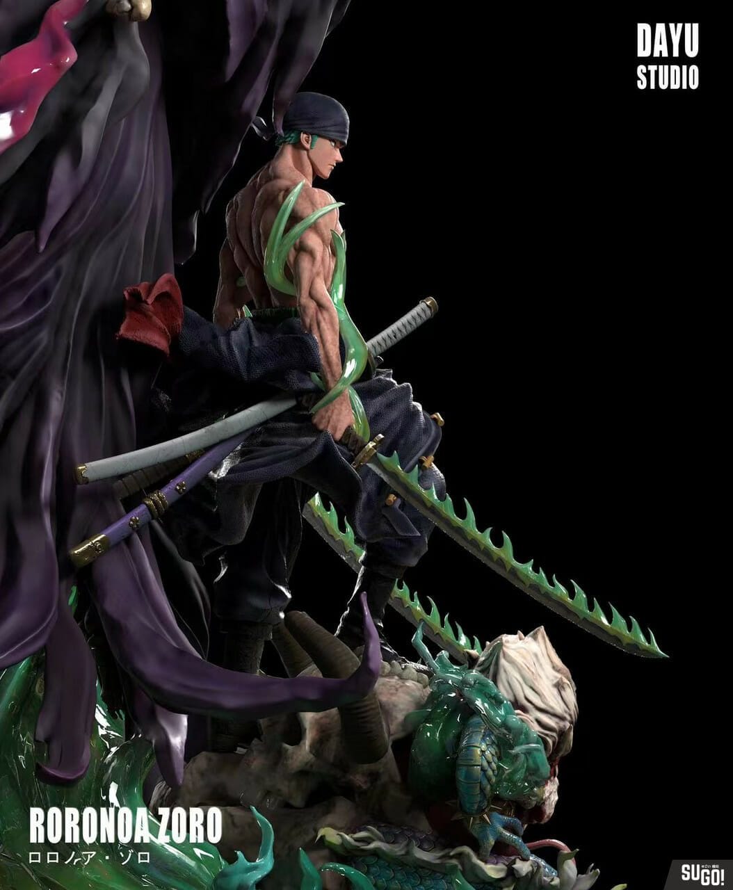 DAYU Studio One Piece Roronoa Zoro 1/6 GK Statue S- Ver. - Sugo