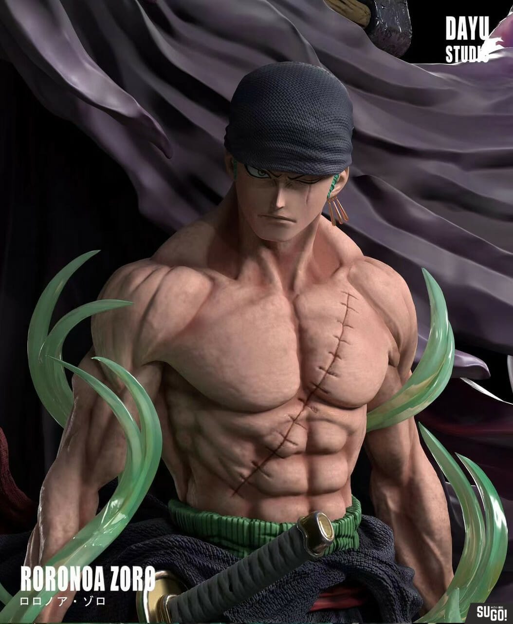 DAYU Studio One Piece Roronoa Zoro 1/6 GK Statue S- Ver. - Sugo