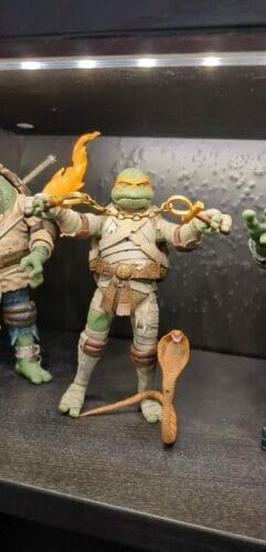 Neca Universal Monsters x Teenage Mutant Ninja Turtles Ultimate Michelangelo as The Mummy photo review