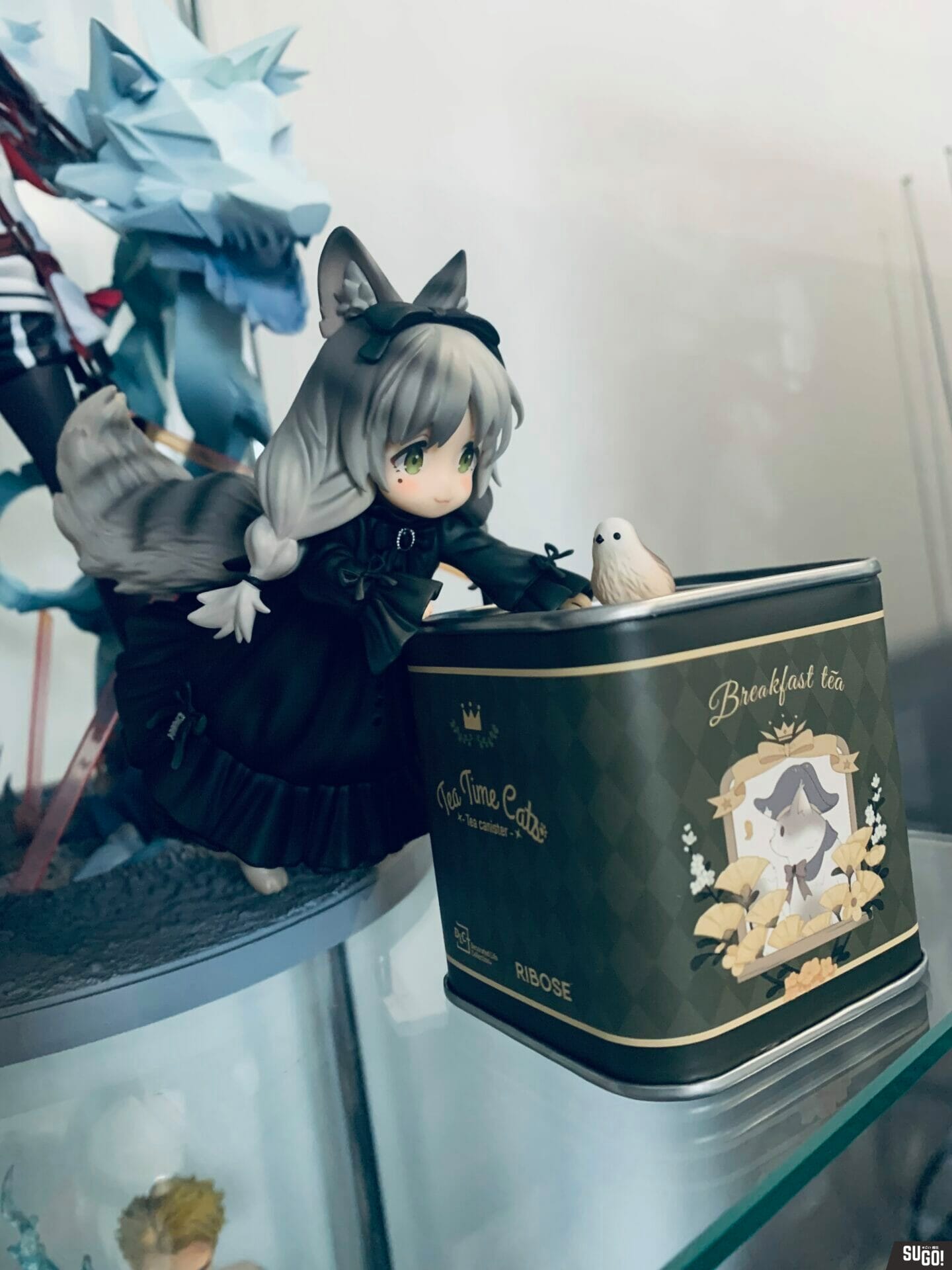 Ribose DLC Series Tea Party Cat Dragon-Li PVC Figure photo review
