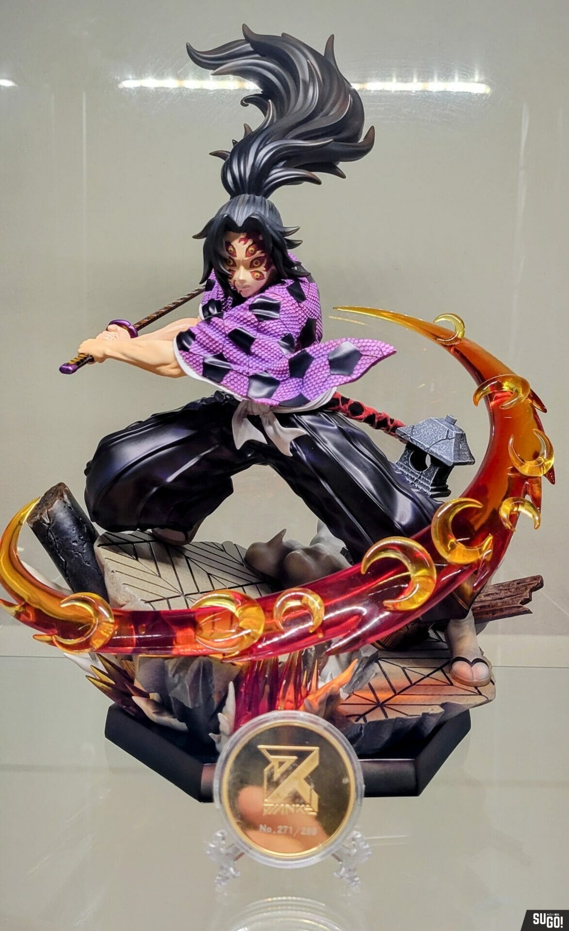 JianKe Studio Demon Slayer Demon Series: Upper Moon 1 Kokushibo photo review