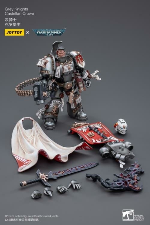 Joy Toy Warhammer 40K Grey Knights Castellan Crowe 1/18 Scale Action ...