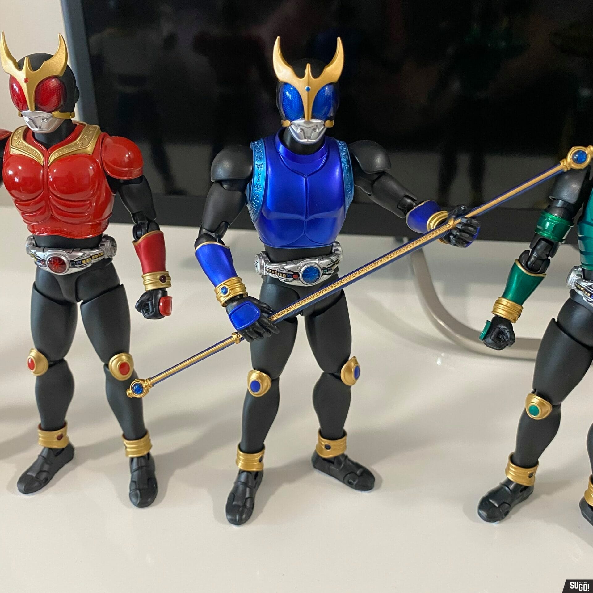 Bandai P-Bandai Shinkocchou Seihou- Kamen Rider Kuuga (Dragon Form) S.H.Figuarts SHF Figure photo review