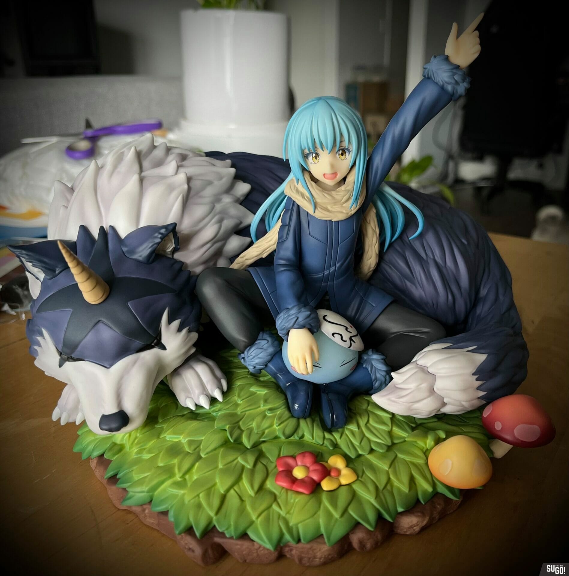 Apex Toys That Time I Got Reincarnated as a Slime Rimuru Tempest With Ranga 1/7 Figure photo review