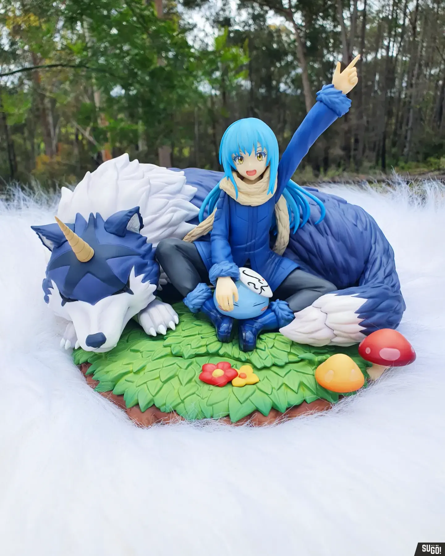 Apex Toys That Time I Got Reincarnated as a Slime Rimuru Tempest With Ranga 1/7 Figure photo review