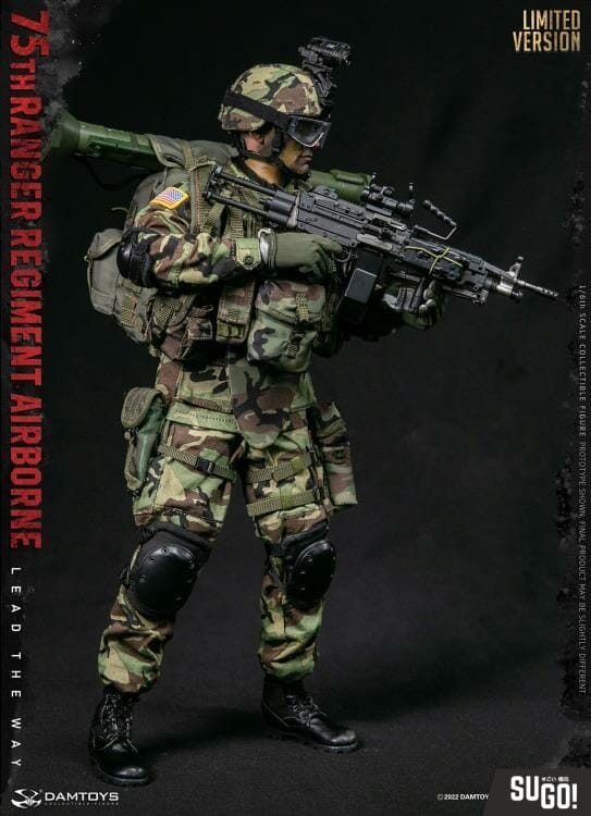 Damtoys 75th Ranger Regiment Airborne Saw Gunner 1/6 Scale Limited ...