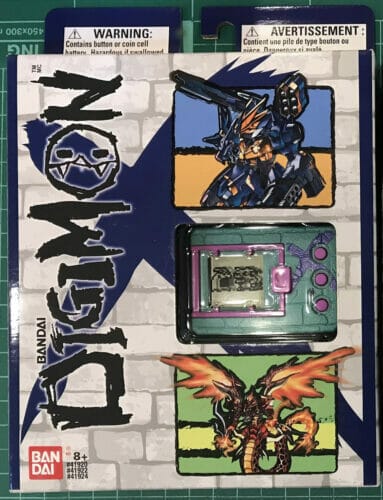 Bandai Digimon X Green and Blue Electronic Game (English Version) photo review