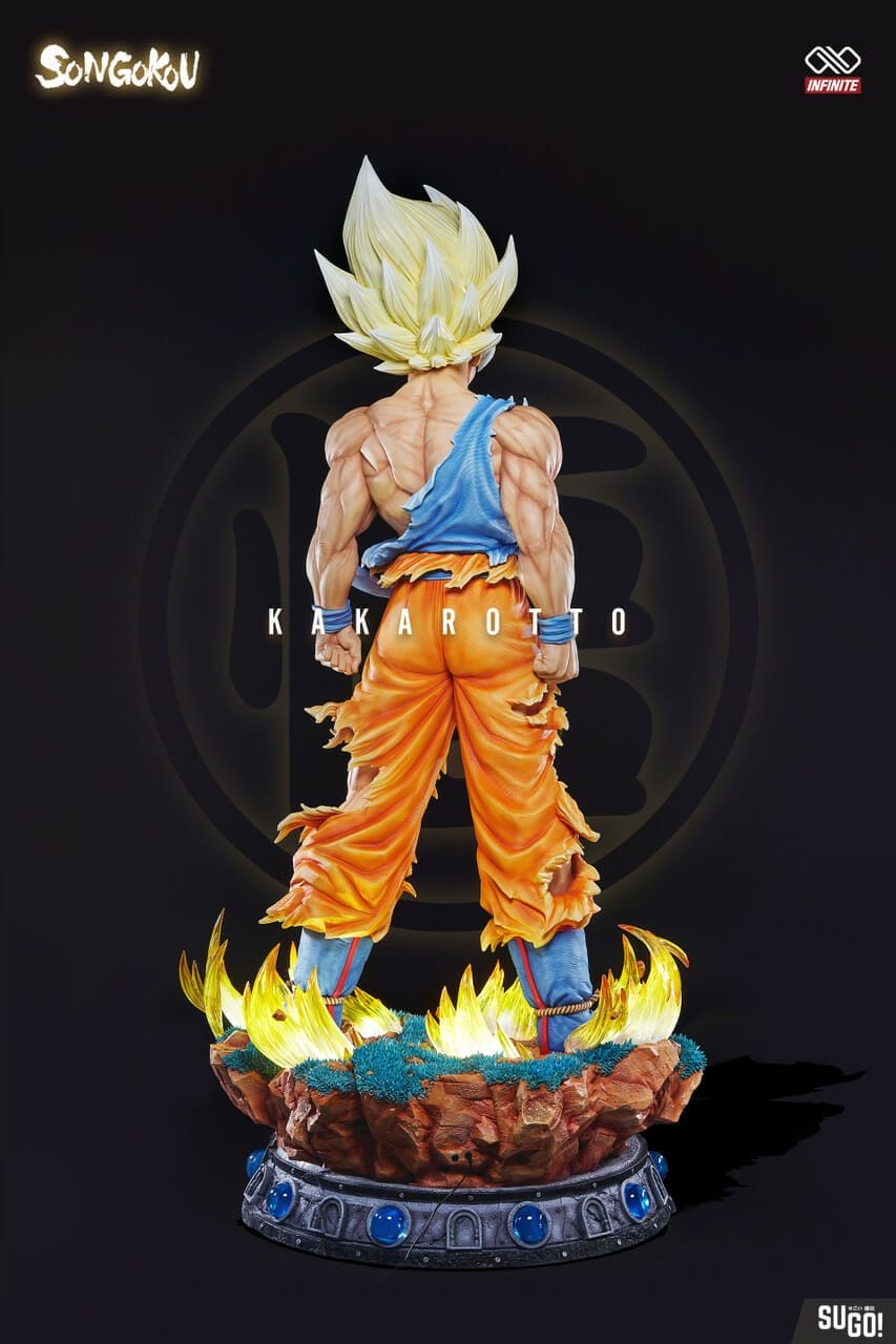 Infinite Studio Dragon Ball SS Goku with 1/1 GK Statue - Sugo Toys ...