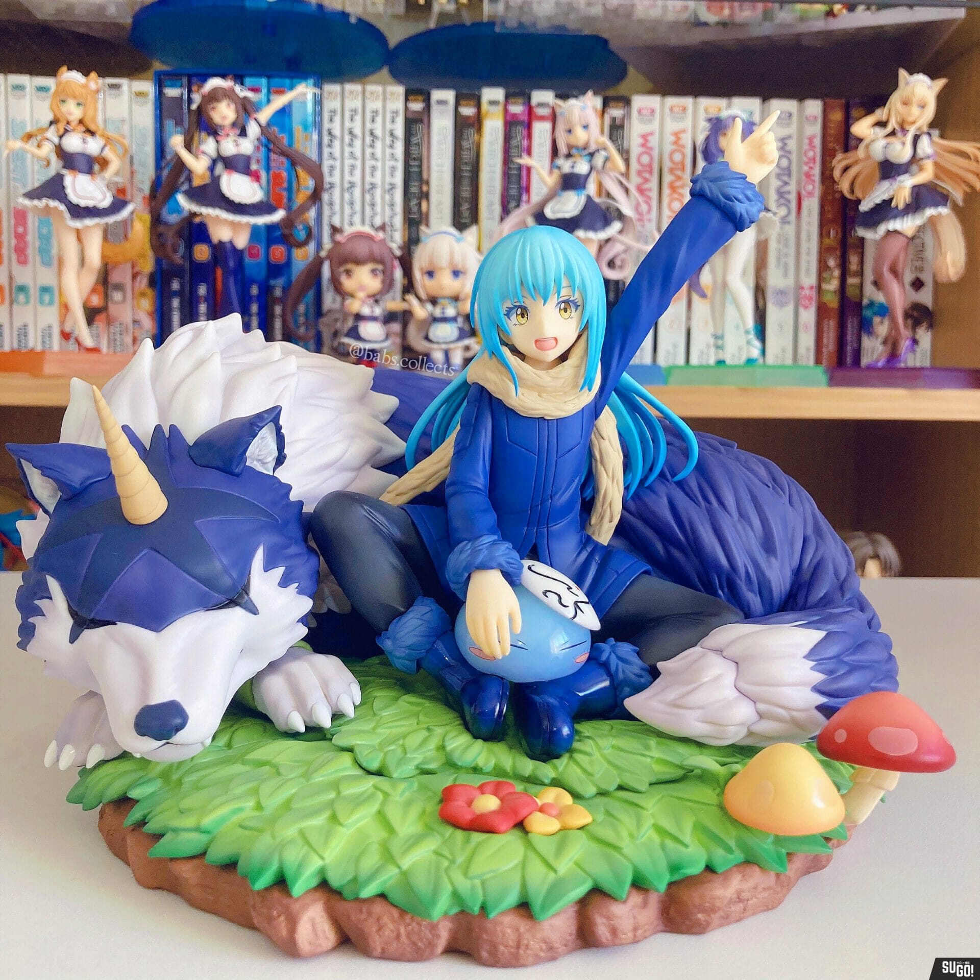 Apex Toys That Time I Got Reincarnated as a Slime Rimuru Tempest With Ranga 1/7 Figure photo review