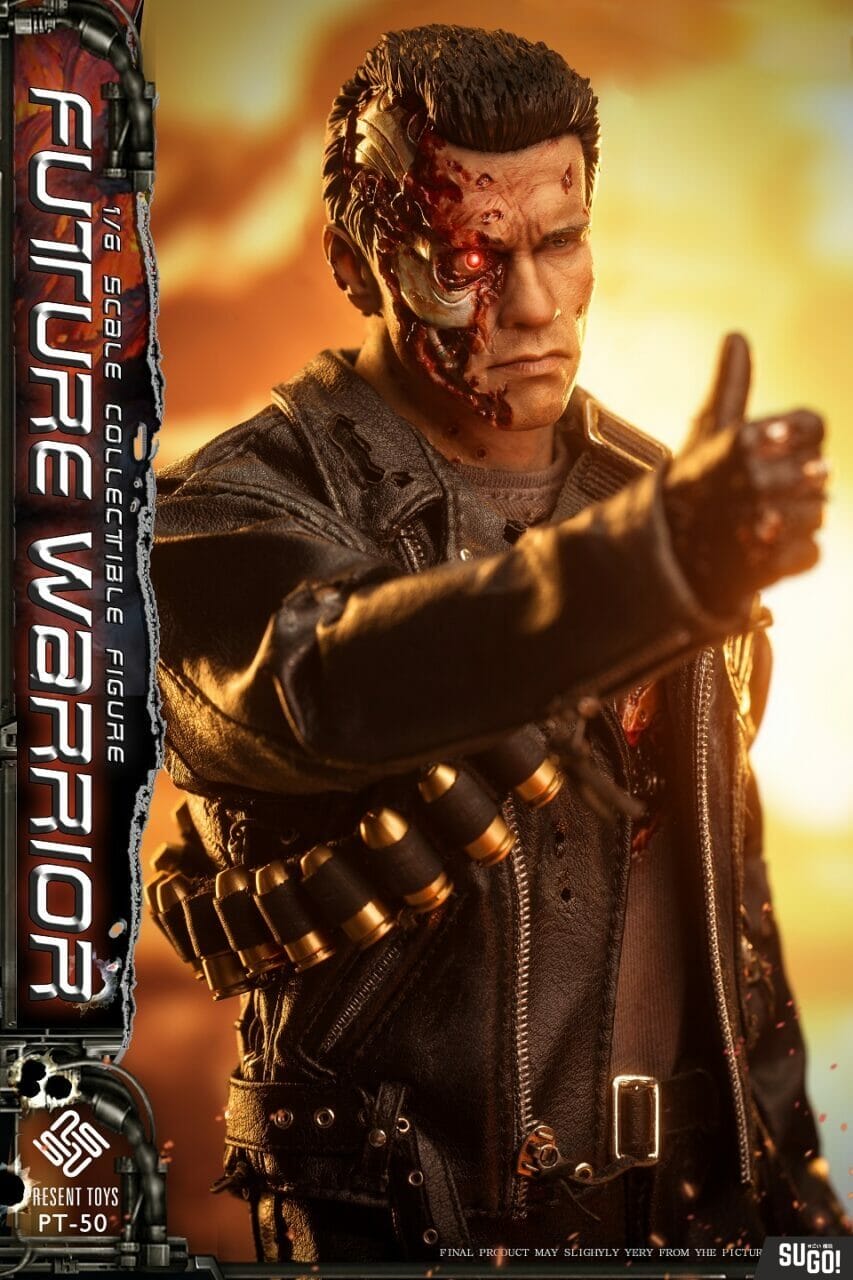 Present Toys Future Warrior T800 1/6 Scale Collectible Action Figure PT ...