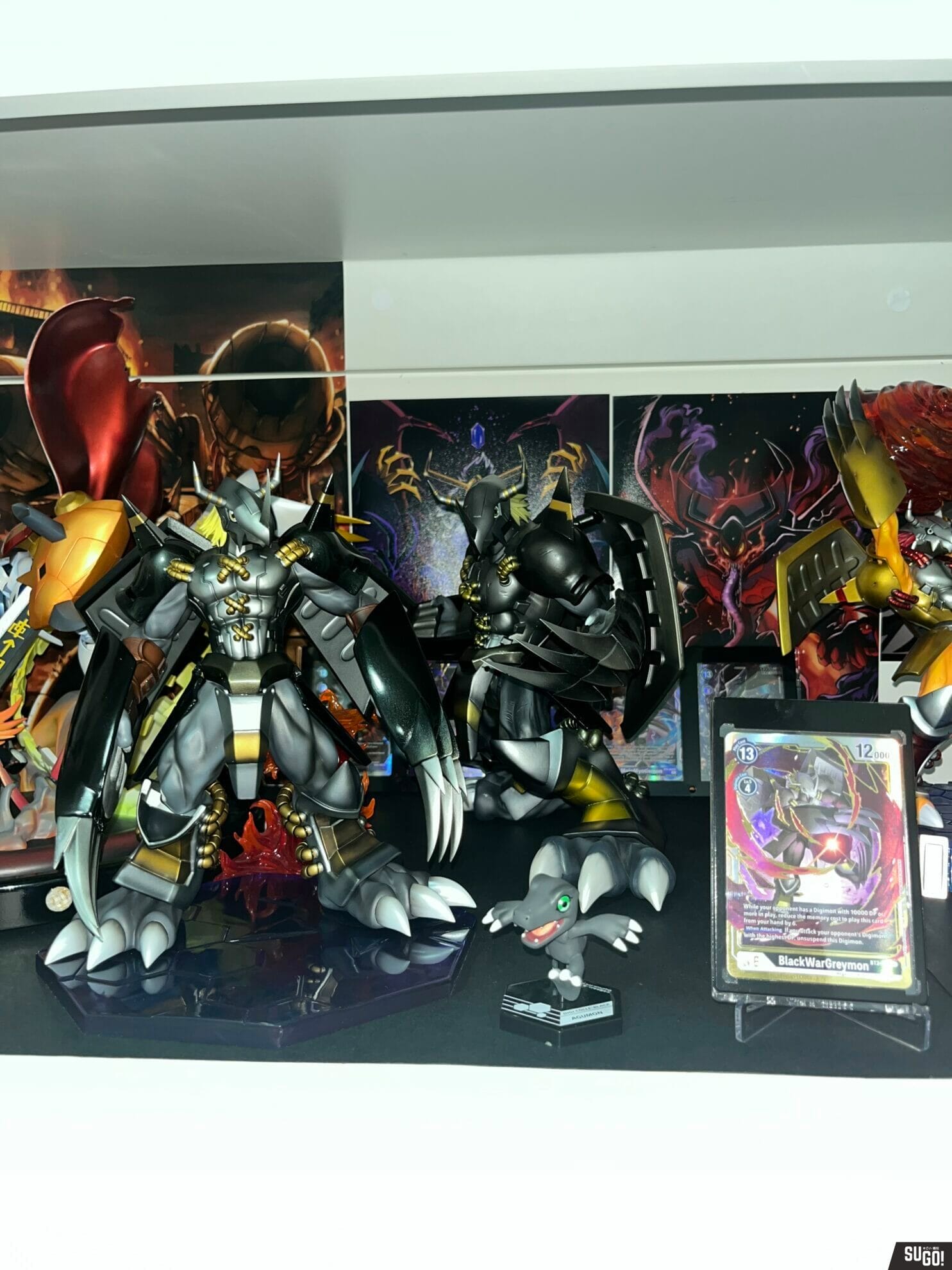 MIMAN Studio Black War Greymon GK Statue photo review
