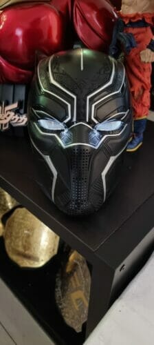 Black Panther 1/1 Life Size Wearable Light-up Helmet (Base Excluded) photo review