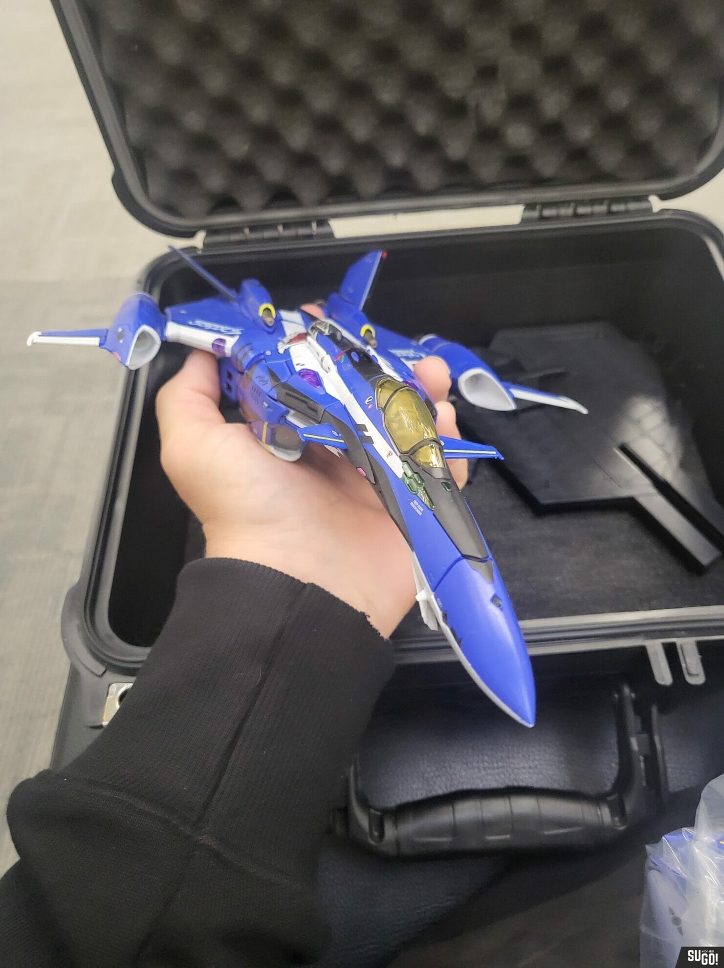 Bandai Spirits Macross Delta DX Chogokin VF-29 Durandal Valkyrie (Maximilian Jenius) Full Exclusive Set photo review