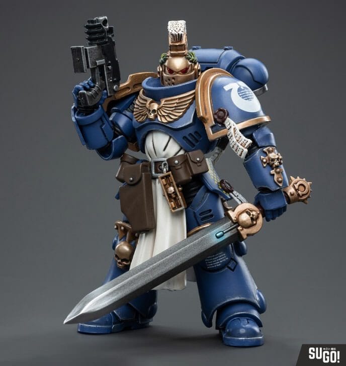 Joy Toy Warhammer 40K Ultramarines Primaris Company Champion Brother ...