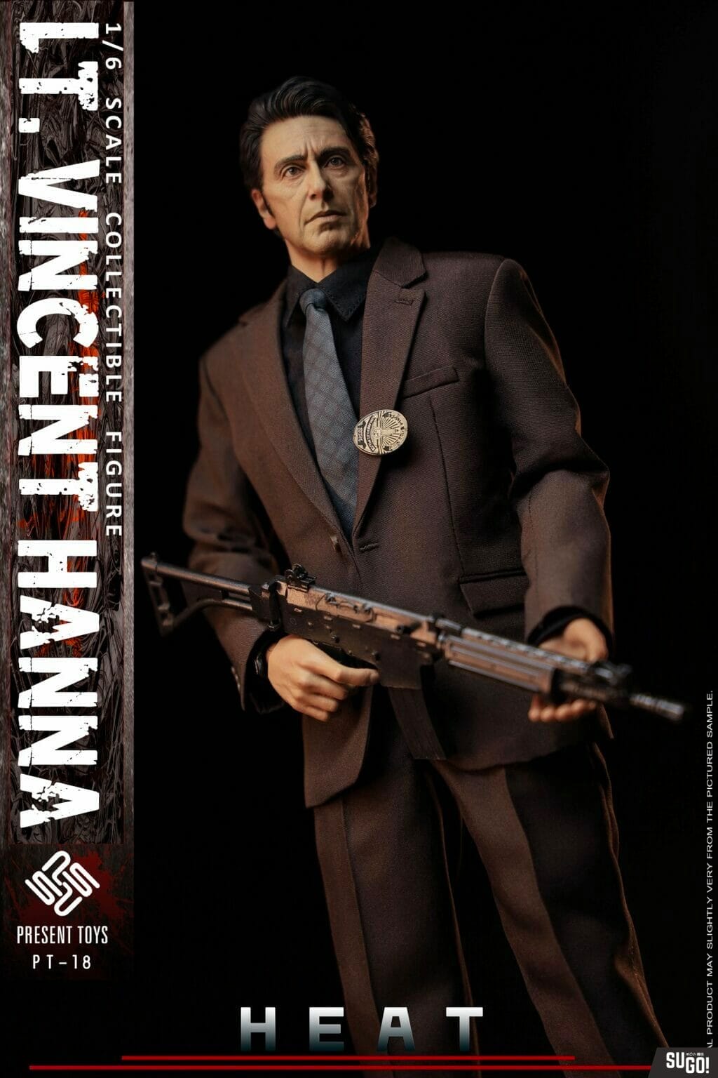 Present Toys Lt. Vincent Hanna 1/6 Action Figure Re-issue PT-SP18 ...