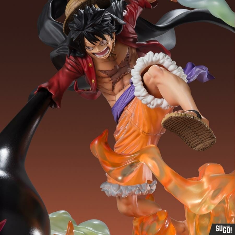 Bandai Figuarts Zero One Piece Monkey D.Luffy Red Roc Extra Battle Spectacle PVC Figure