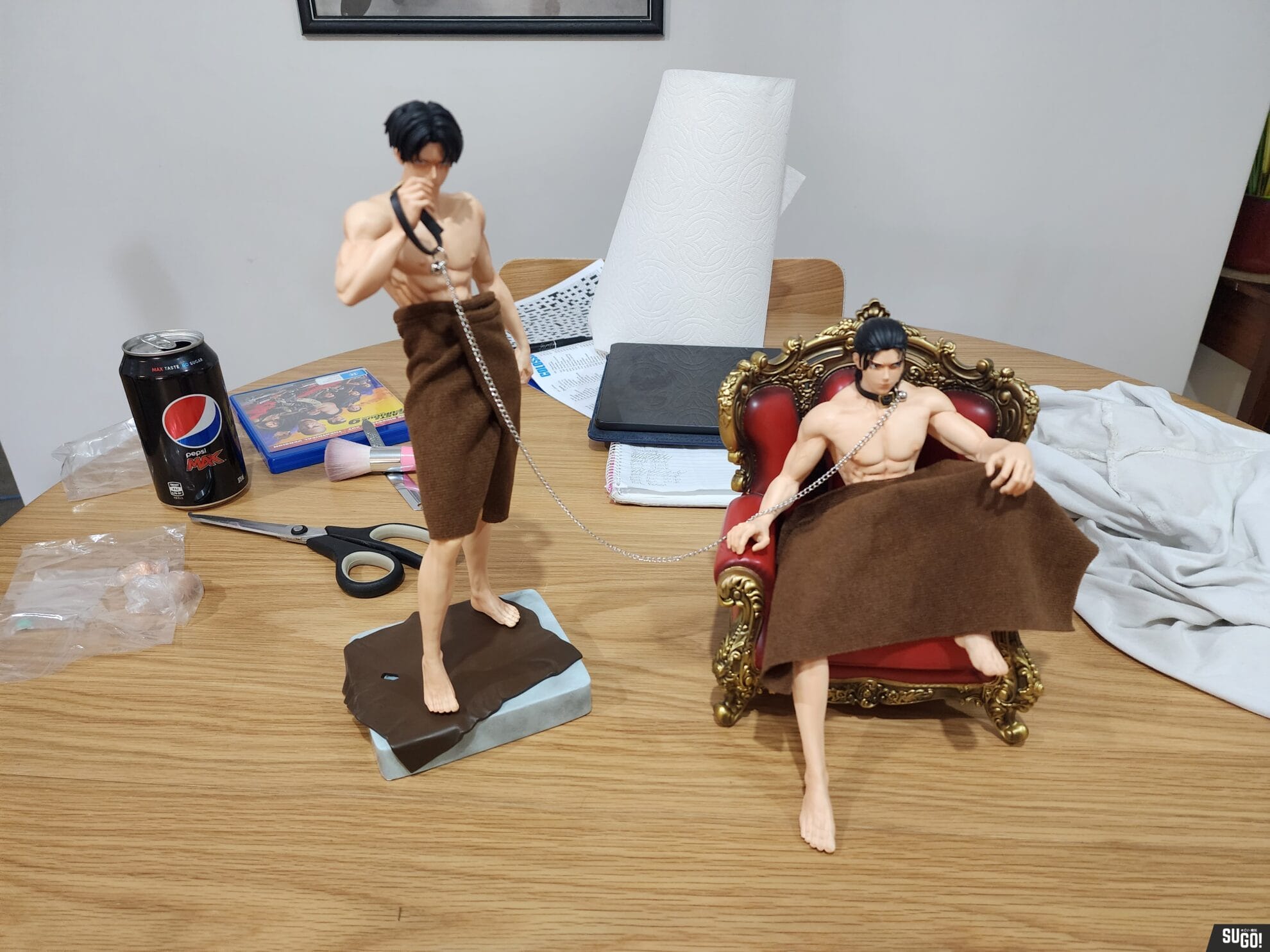 Banana Studio [18+] Attack On Titan Levi Ackerman and Eren Yeager Set 1/6 GK Statue photo review