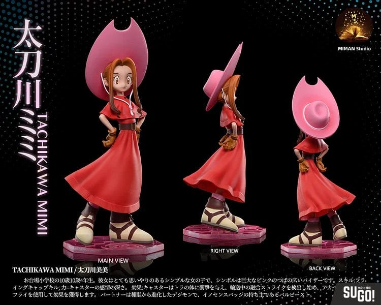 Miman Studio Digimon Adventure Mimi Tachikawa Red Hat Ver. GK Statue ...