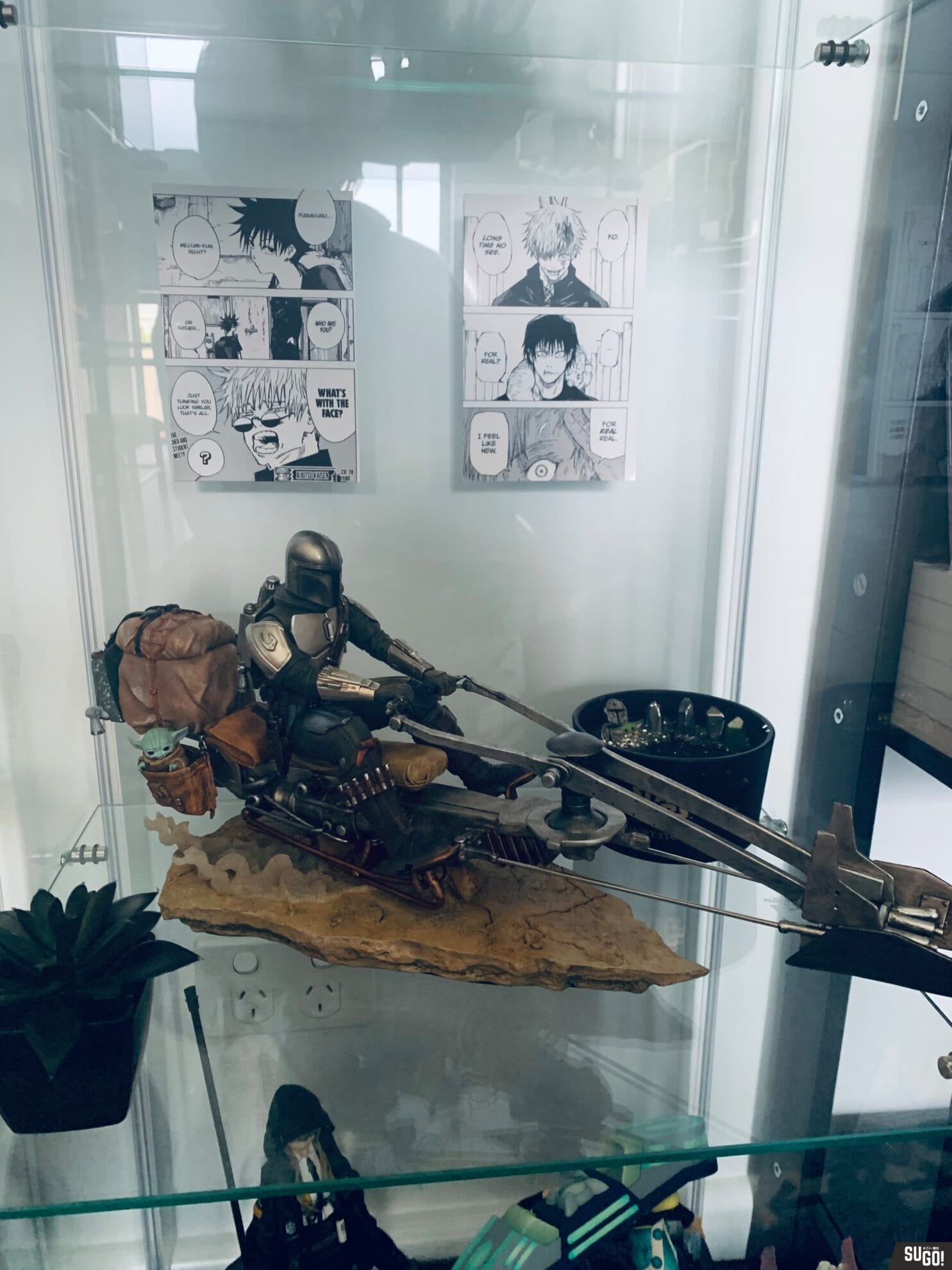 Iron Studios The Mandalorian Din Djarin and Grogu on Speeder Bike Limited Edition 1/10 Deluxe Art Scale Statue photo review