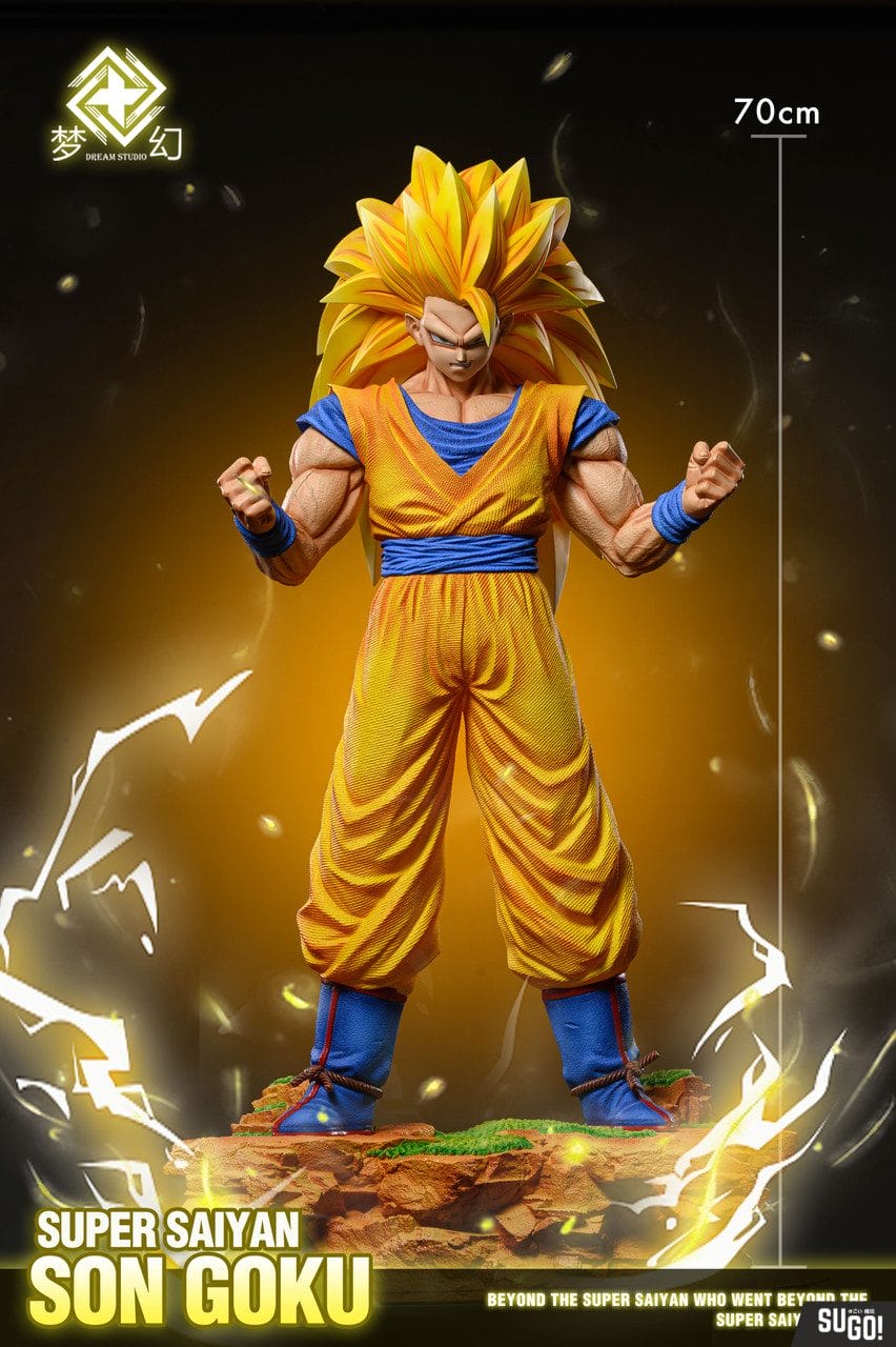 Son Goku Resin Hero Belief Studio Super Saiyan 1 Dragon Ball 2 heads 1/6