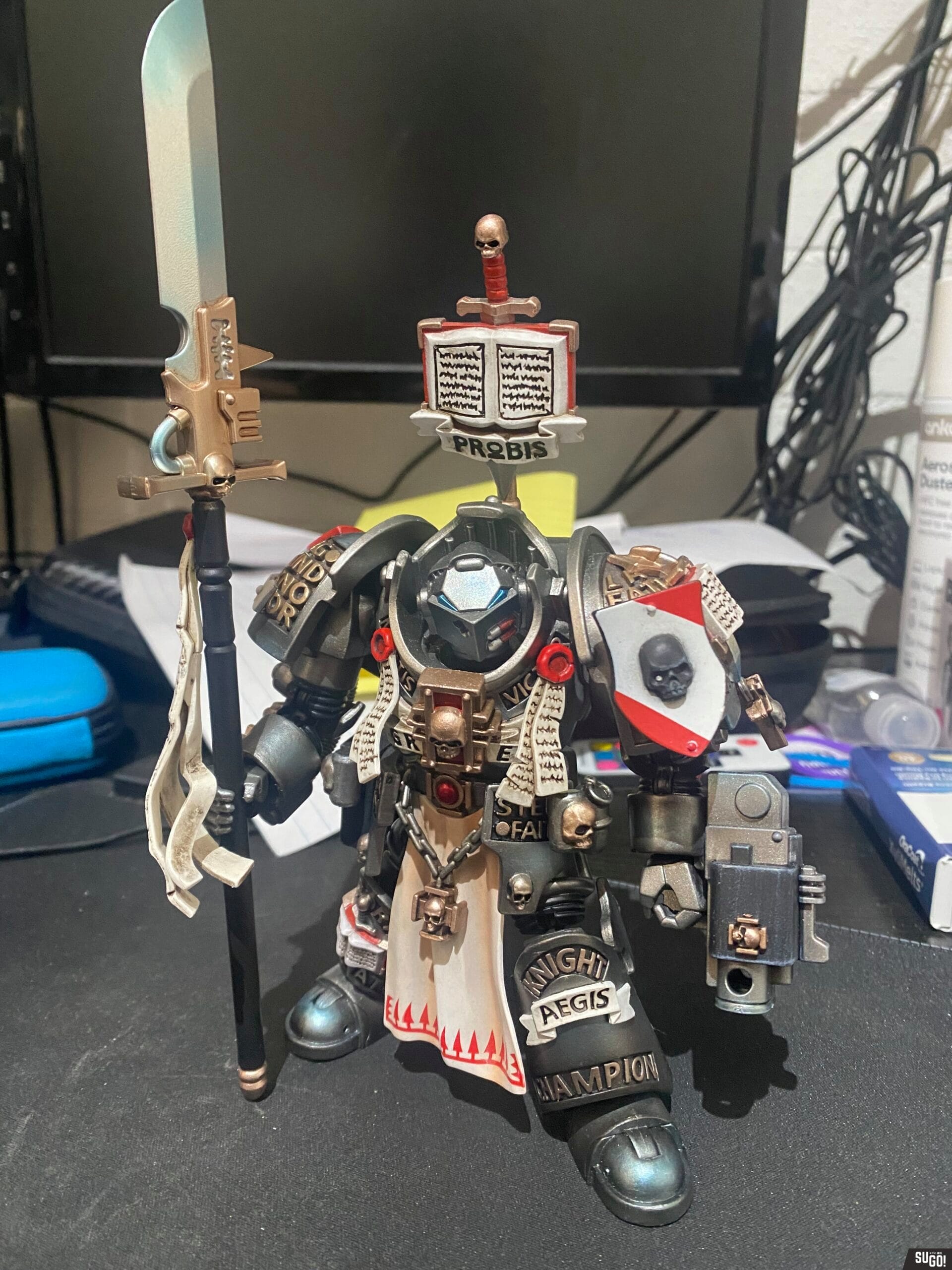 Joy Toy Warhammer 40K Grey Knights Brotherhood Terminator Squad Captain 1/18 Scale Action Figure JT3211 photo review