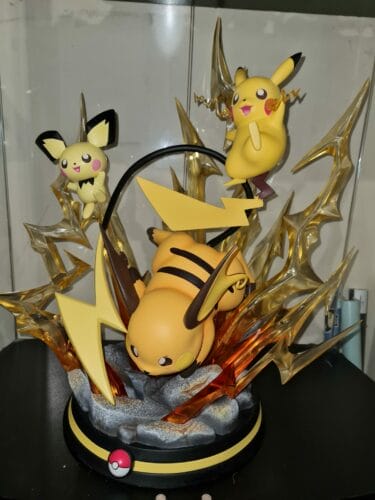 Miman Studio Pokemon Pikachu Evolution Family (45cm Plus Version) GK Statue photo review